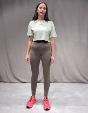 nanofit düz yumoş  sporcu tayt kahve 2