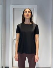 bisiklet yaka pamuk basic tshırt siyah