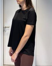 bisiklet yaka pamuk basic tshırt siyah 3