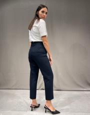 pamuk tok kumaş coss model bisiklet yaka basic tshırt ekru 4